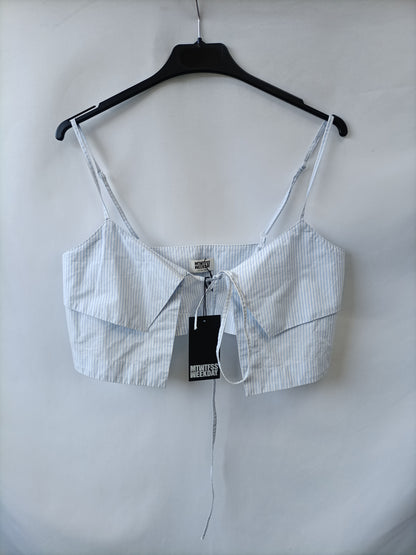 MTWTFSS WEEKDAY. top rayas marinero T.xs