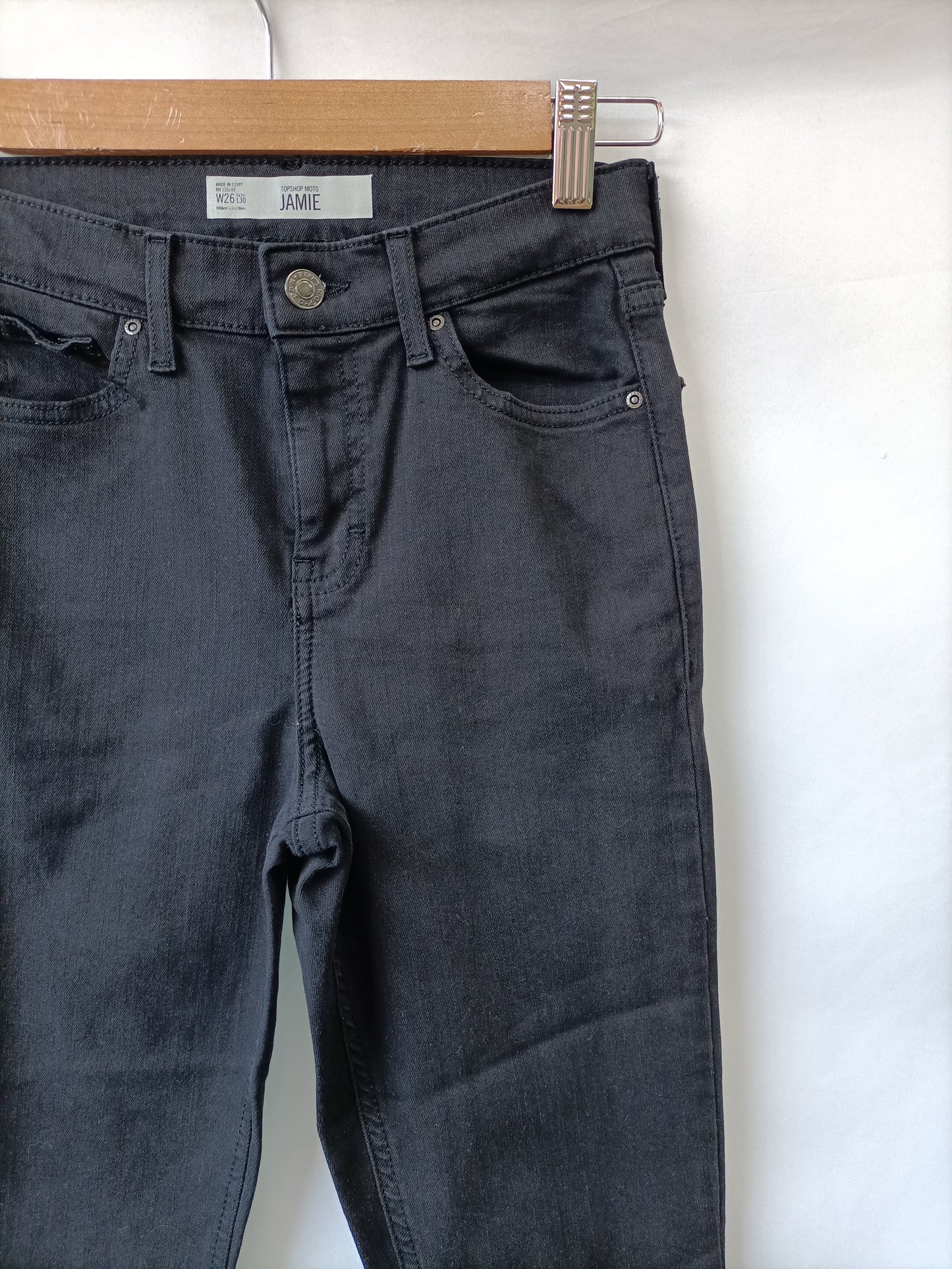 TOPSHOP.Pantalones negros T.32/34