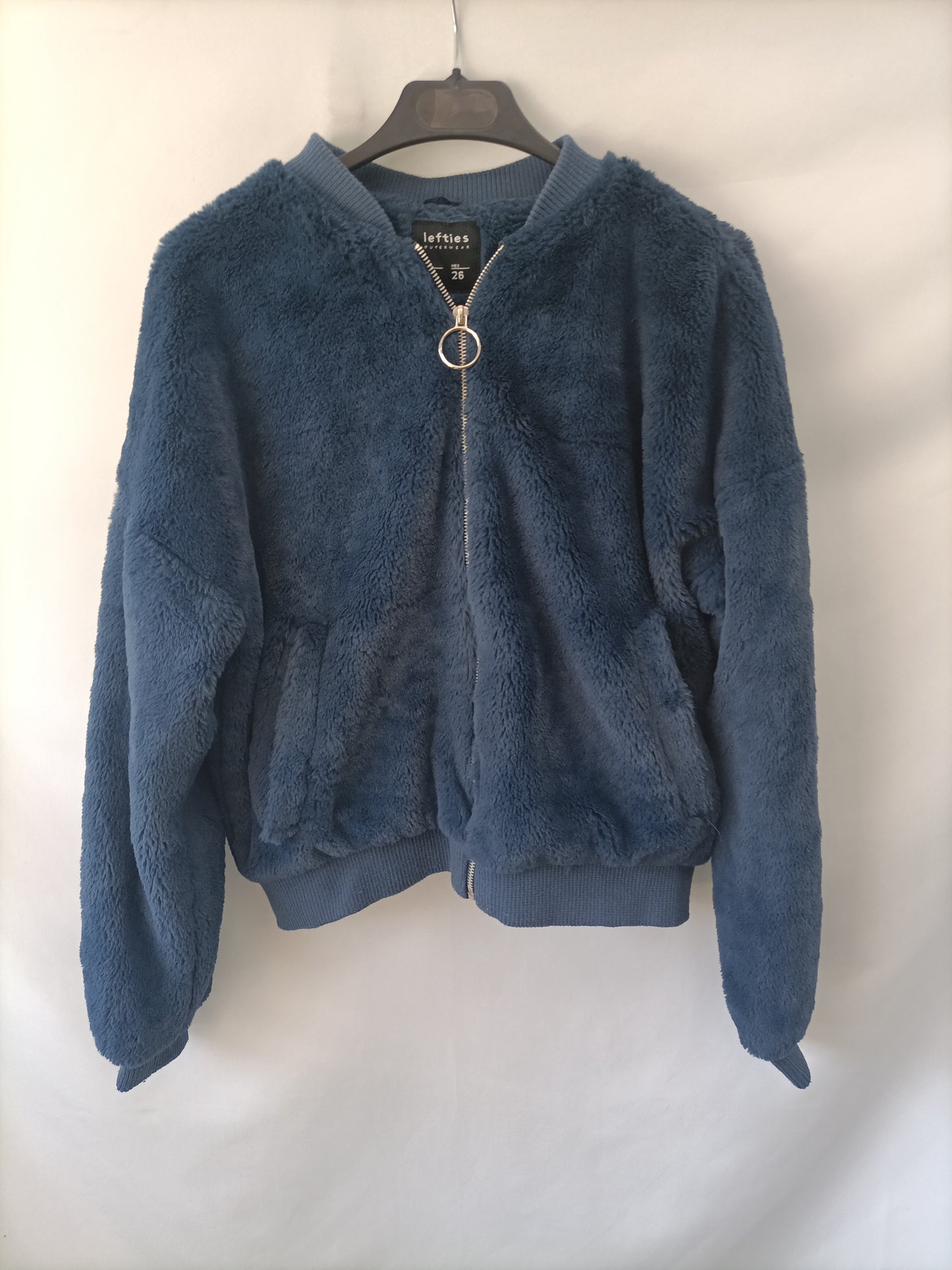 LEFTIES. Bomber pelo azul T.s
