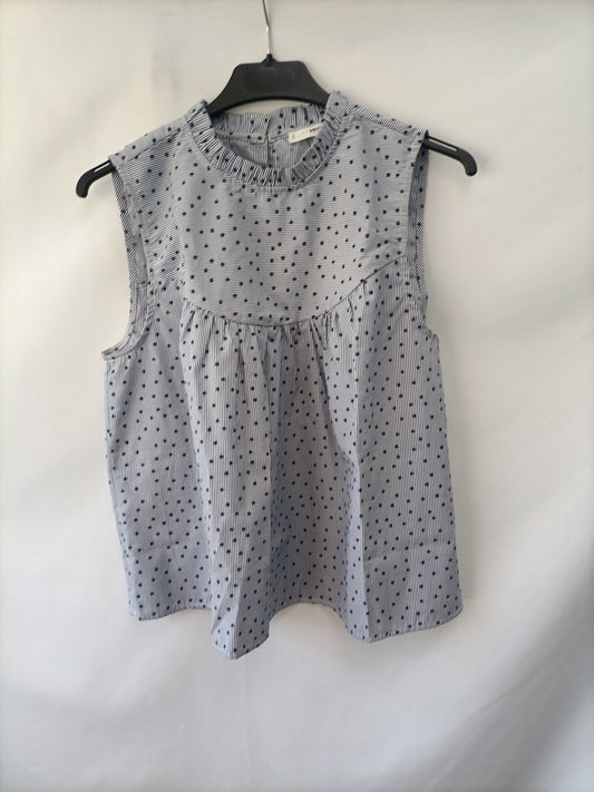 MANGO. Star and striped top Tm