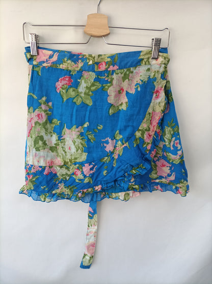 NATURA. Falda pareo flores  T.m