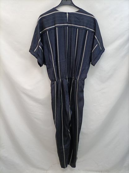 MAJE. Striped jumpsuit size 40