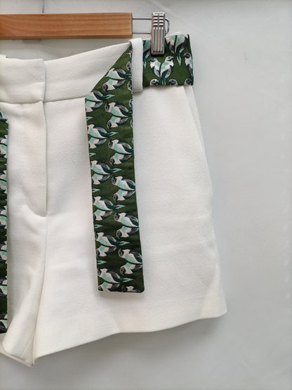 MAJE. Off-white shorts size 38