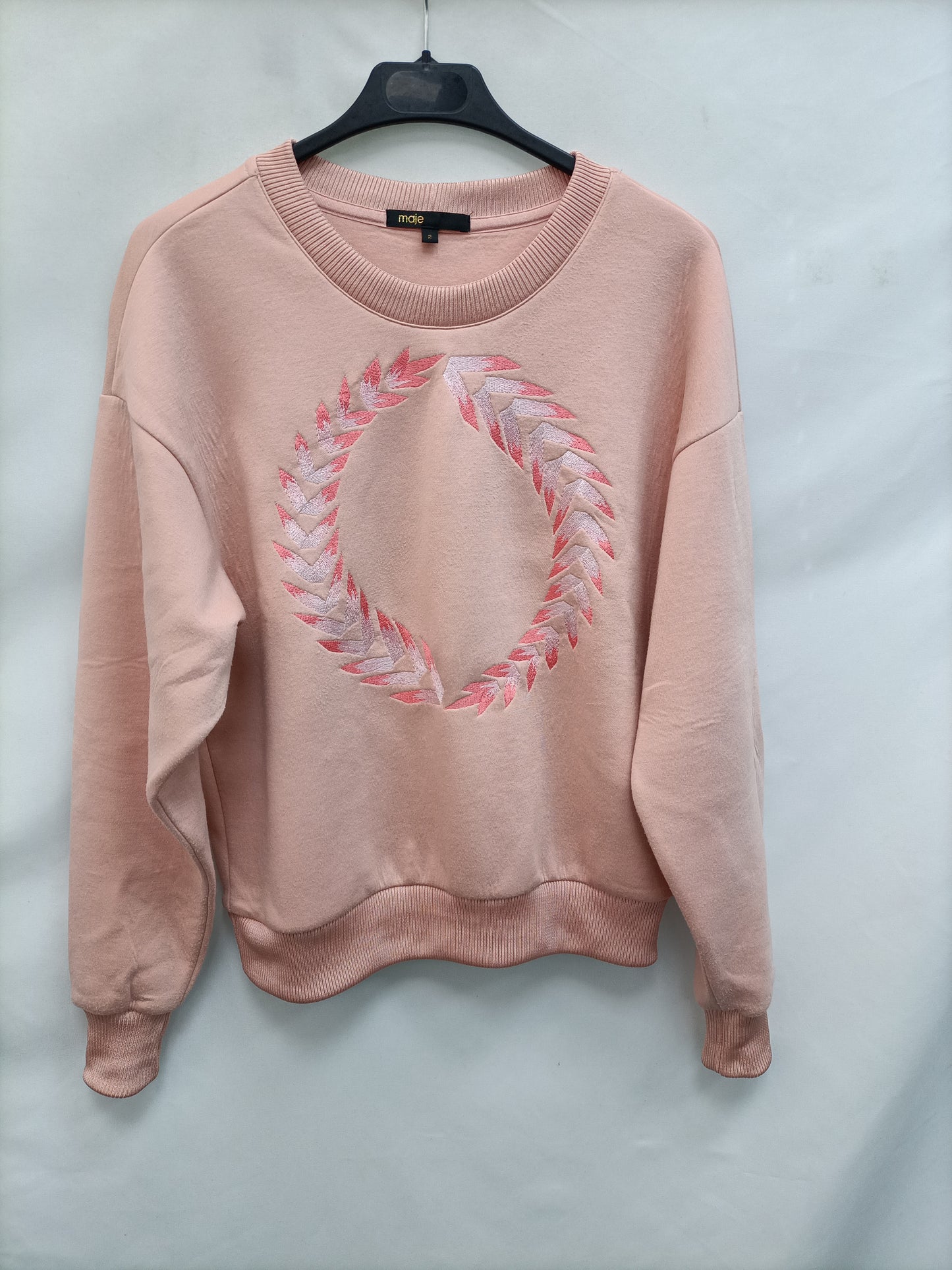 MAJE. Pink sweatshirt size 2(m)