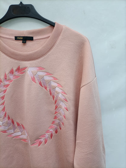 MAJE. Pink sweatshirt size 2(m)