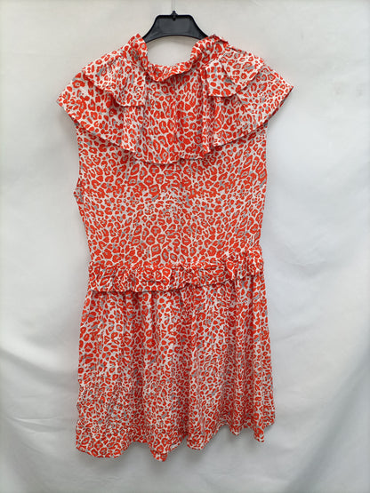 MAJE. Vestido animal print T.2 (m)