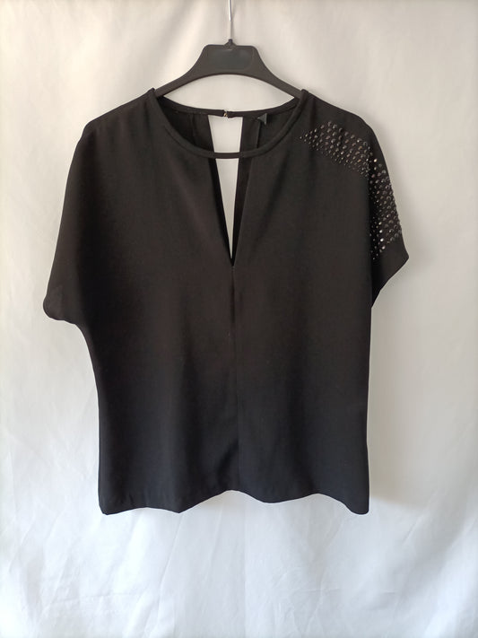 OTHERS. Black top with rhinestones Tu(m)