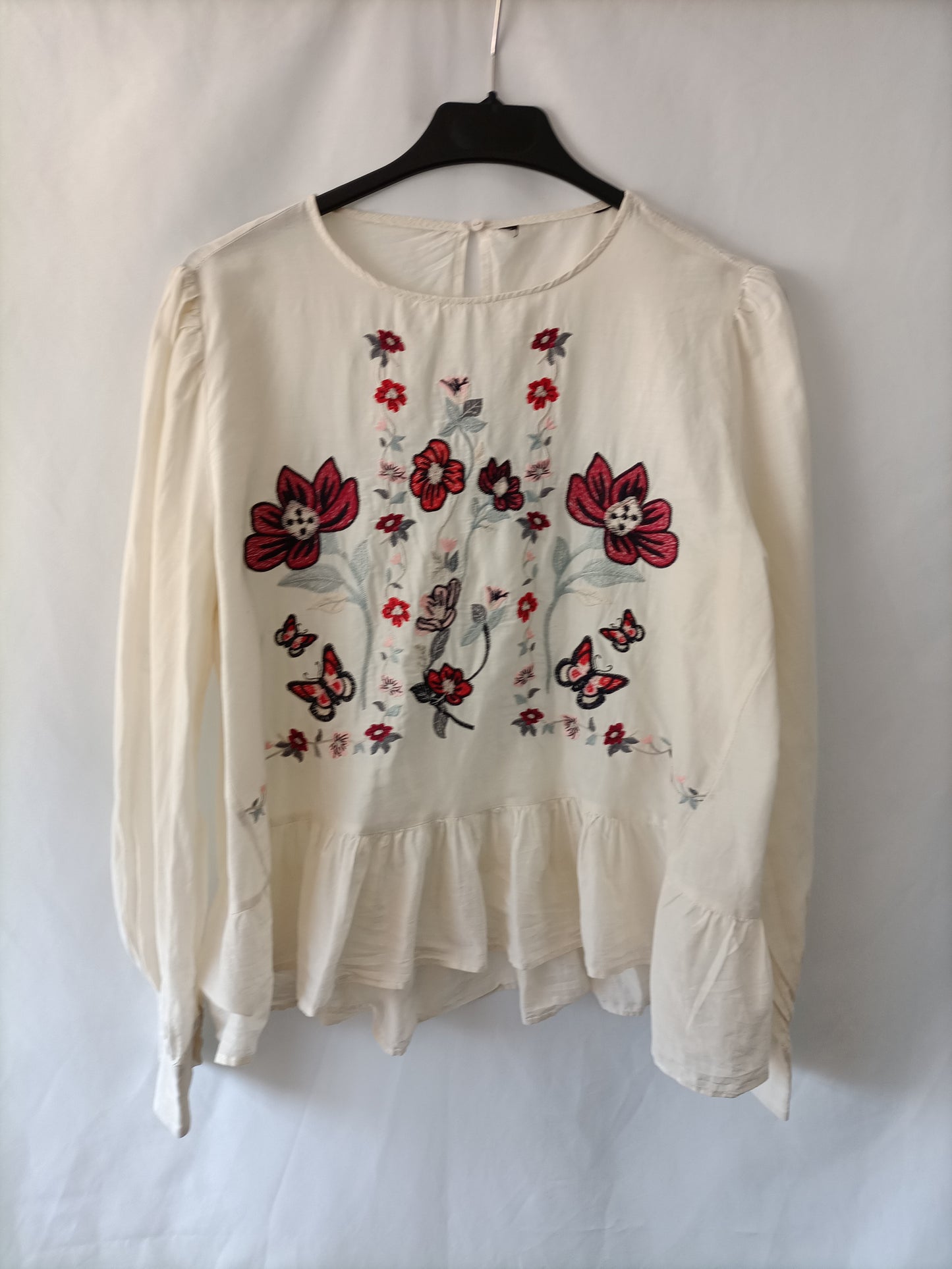 OTHERS. Beige embroidered blouse Your(s)