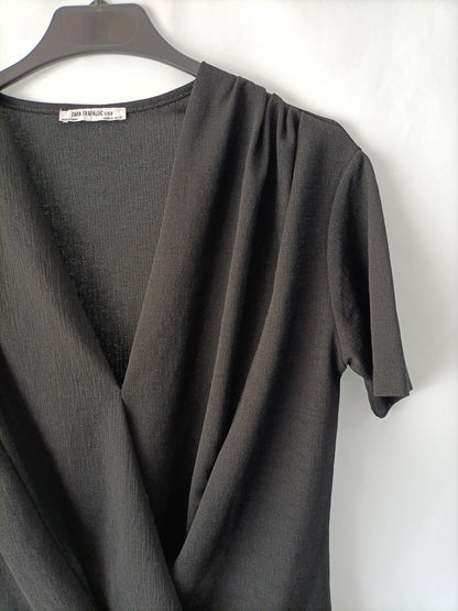 ZARA. Camiseta cruzada T.l