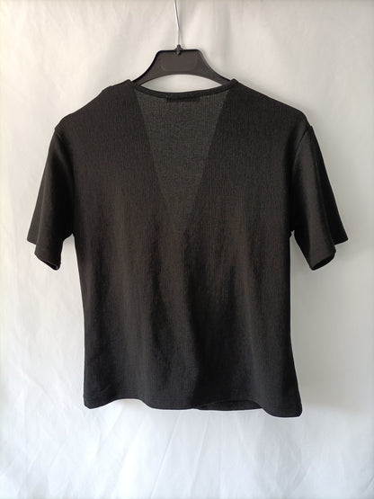 ZARA. Camiseta cruzada T.l