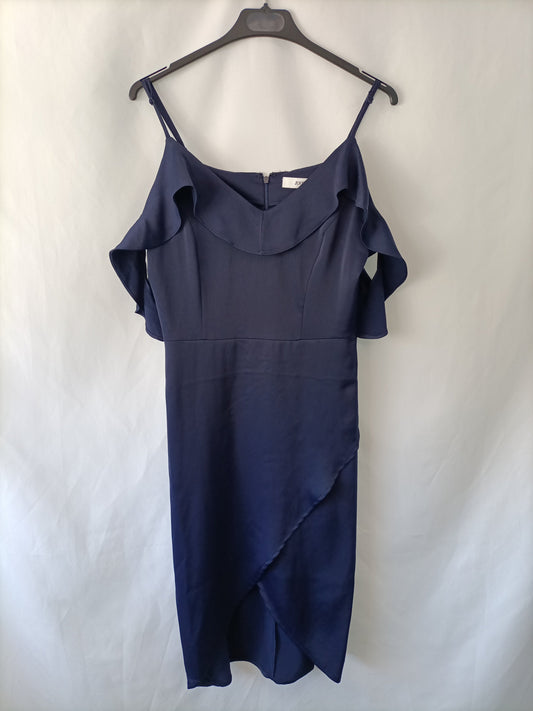 JUSTFUB. Blue midi dress T.s