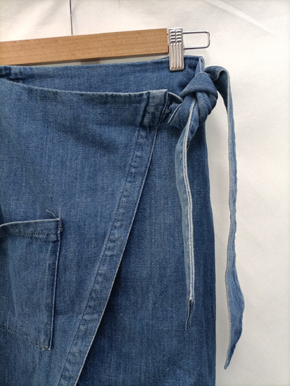 PULL&BEAR Falda vaquera midi T.36