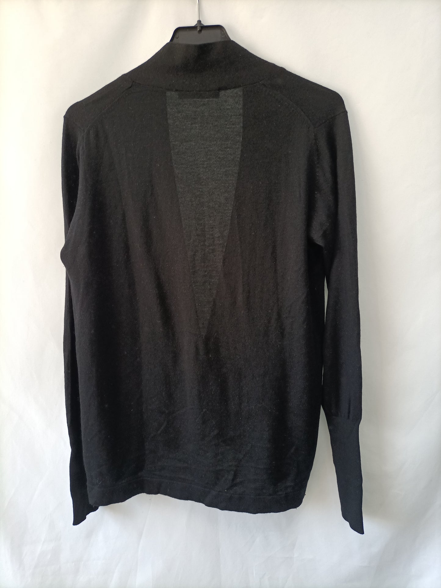 ZARA. Black crossover sweater/top Tm