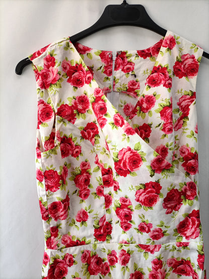 TIKI. Vestido corto estampado T.s