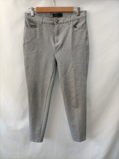 PURIFICACIÓN GARCÍA. Stretch grey trousers, size 40