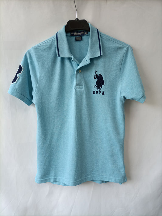 POLO ASSN. Classic Turquoise Polo Shirt Size 10-12