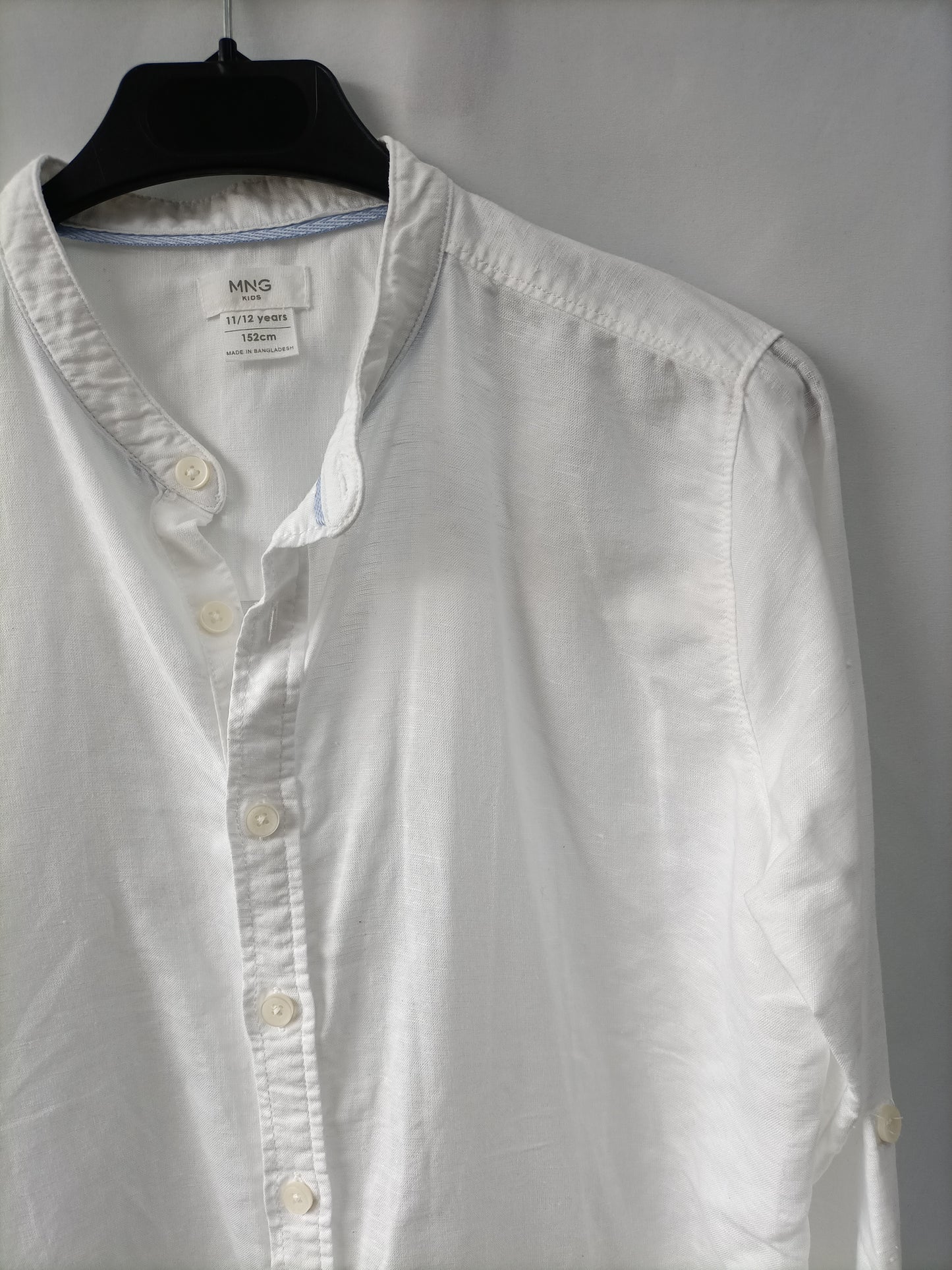 MANGO. Camisa blanca T.11/12