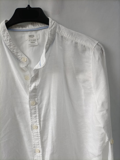 MANGO. Camisa blanca T.11/12