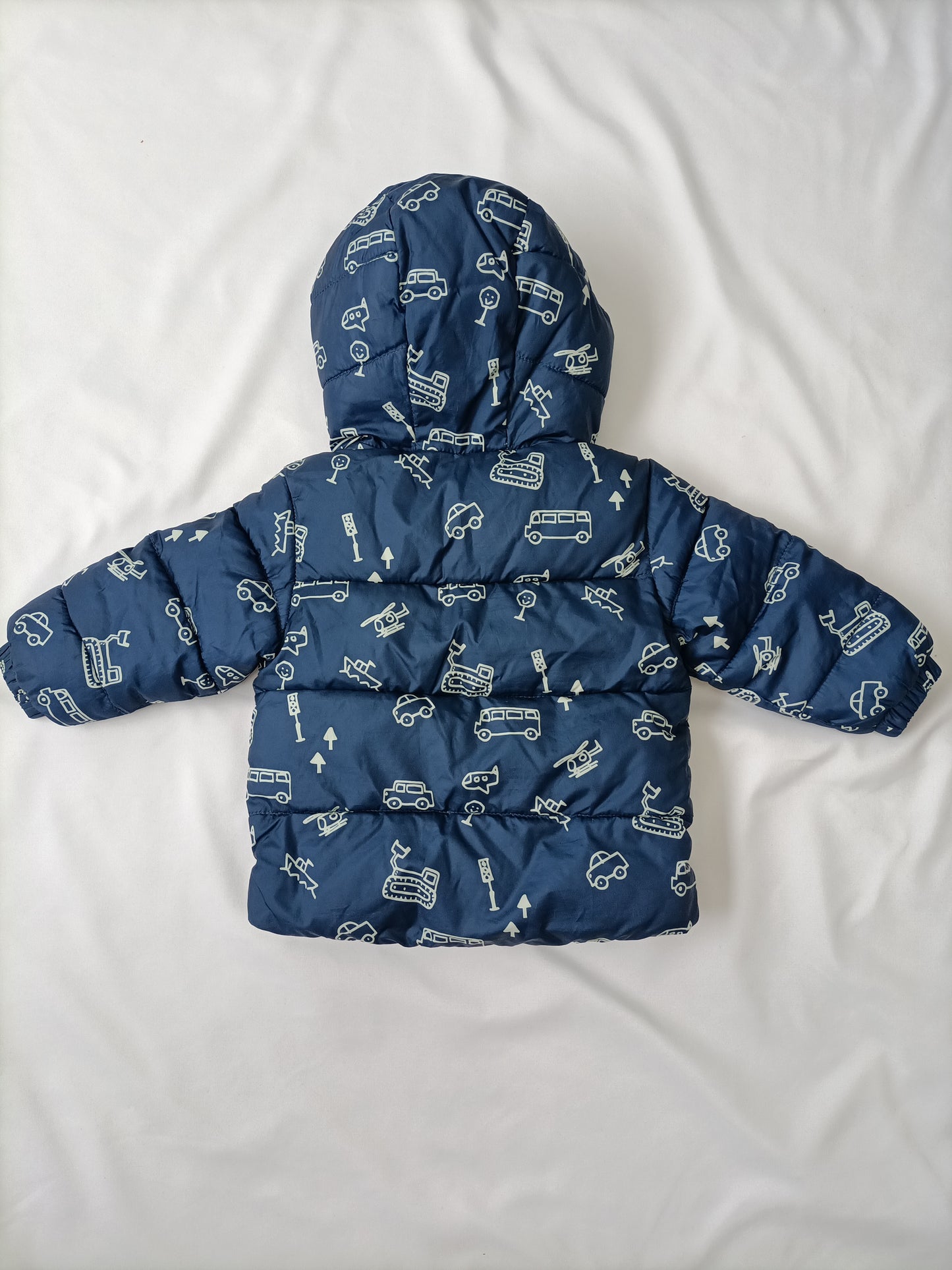 SFERA. Plumas azul dibujos T.6-12 meses