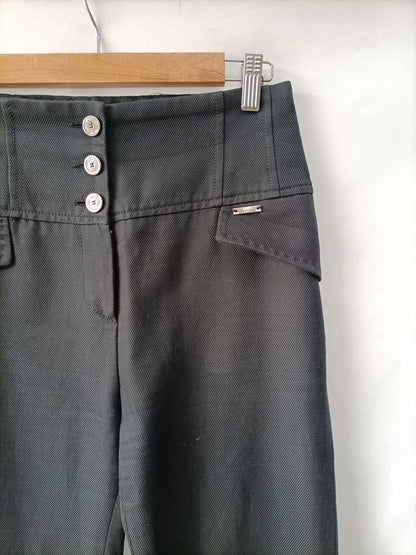 PEDRO DEL HIERRO. Blue trousers with buttons, size 36