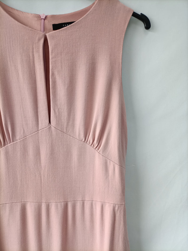 ZARA. Vestido rosa  T.36 (tara)