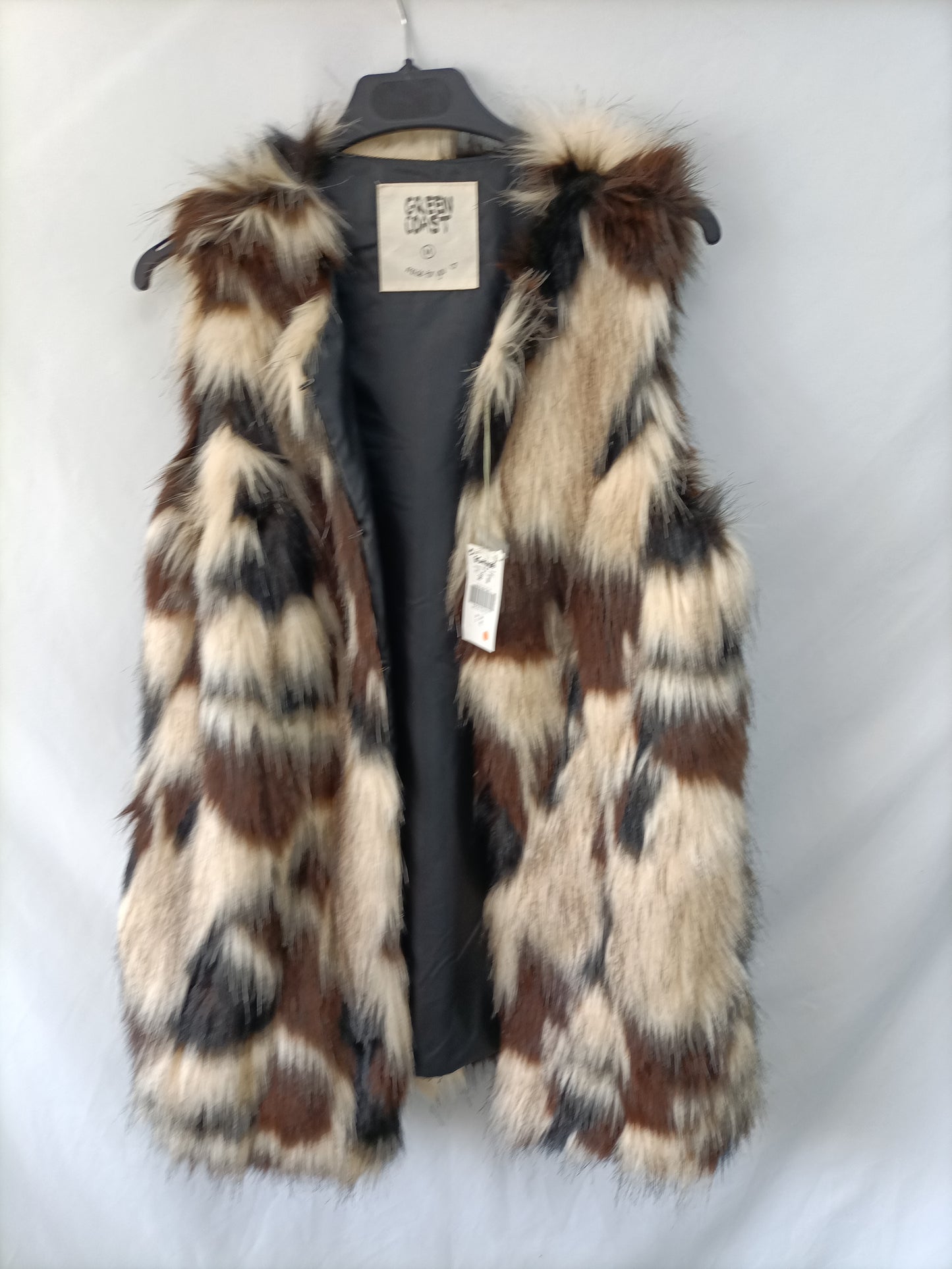 GREEN COAST. Chaleco pelo sin mangas T.m