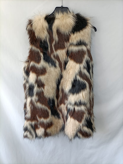 GREEN COAST. Chaleco pelo sin mangas T.m