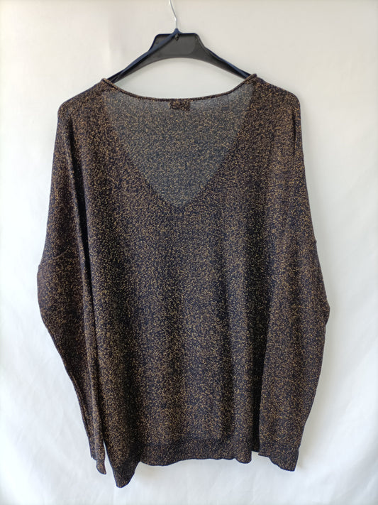 PIMKIE. Jersey azul hilos T.l