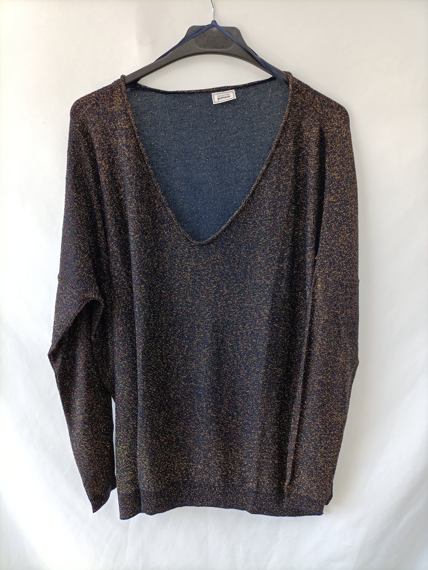 PIMKIE. Jersey azul hilos T.l