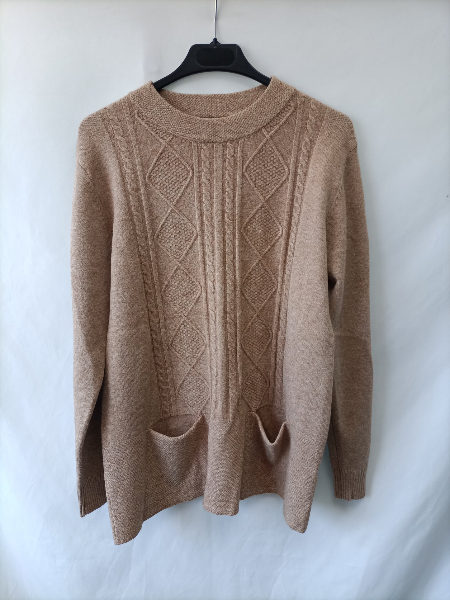 OTRAS. Jersey beige ochos T.u(s/m)