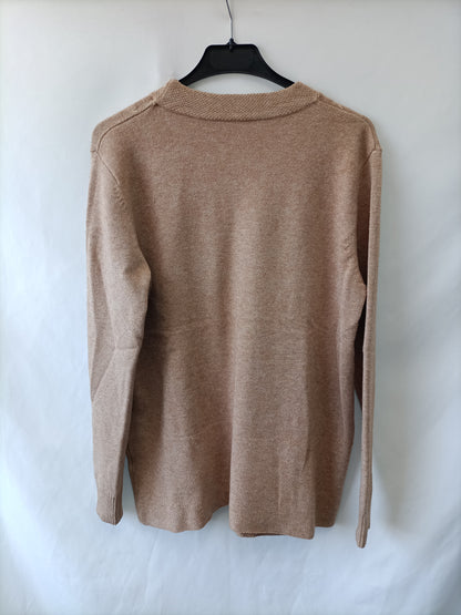 OTRAS. Jersey beige ochos T.u(s/m)