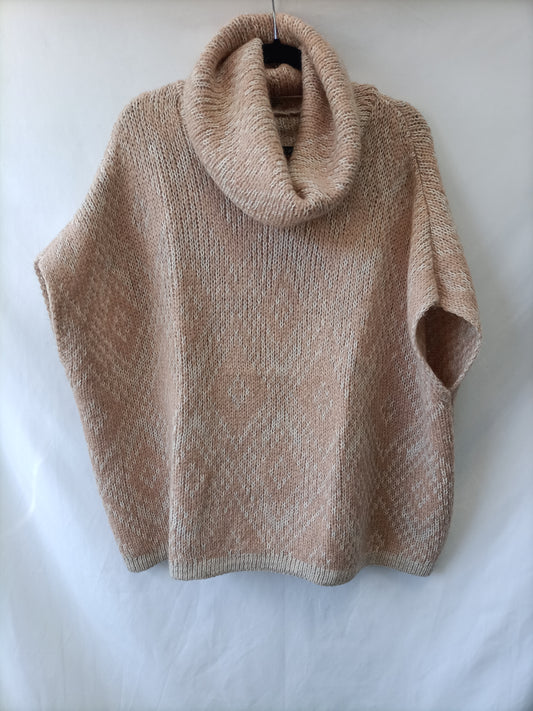 OTRAS. Jersey poncho rombos T.u(s/m)