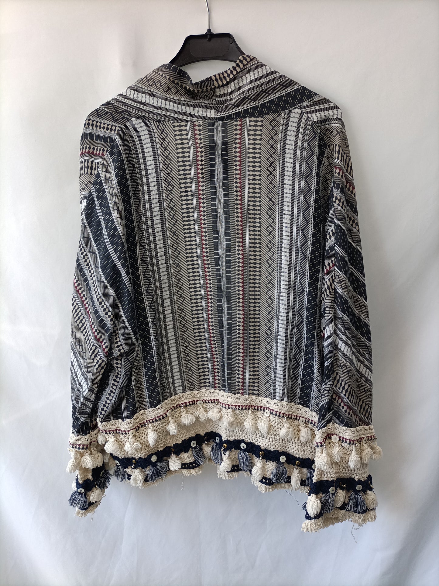 ZARA. Kimono étnico T.m