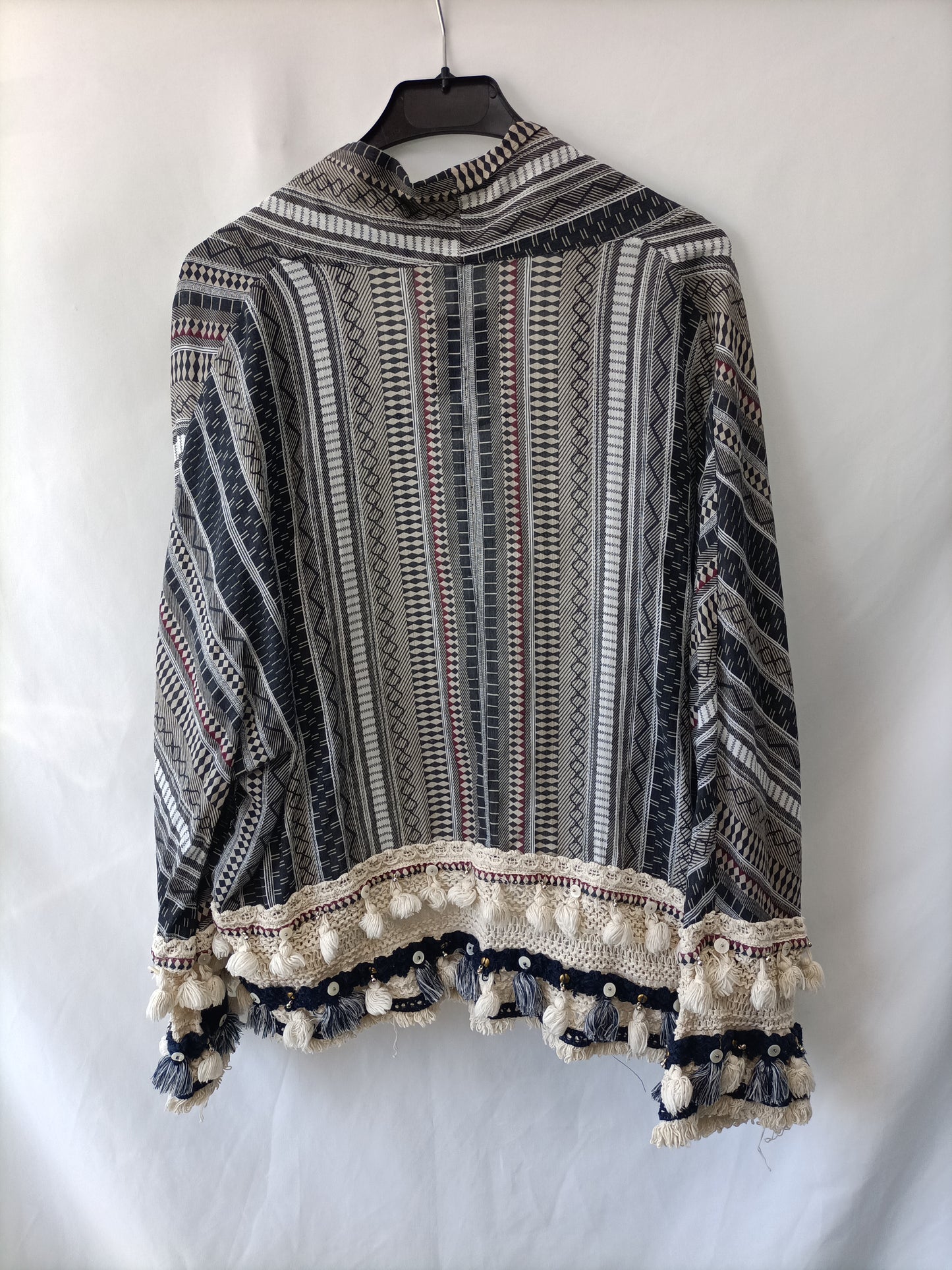 ZARA. Kimono étnico T.m
