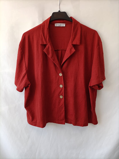 VALENTINA. Flowy tile blouse Tu(m)