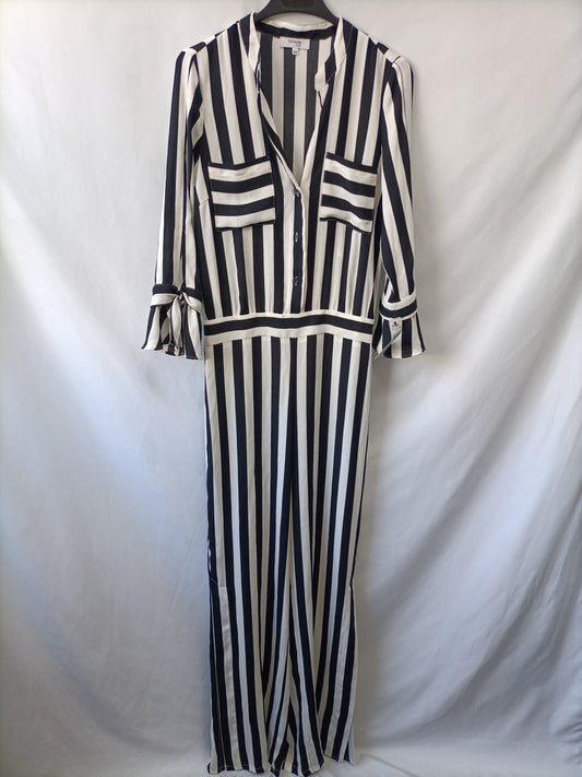 YOUNG FORMULA. Striped jumpsuit size 38