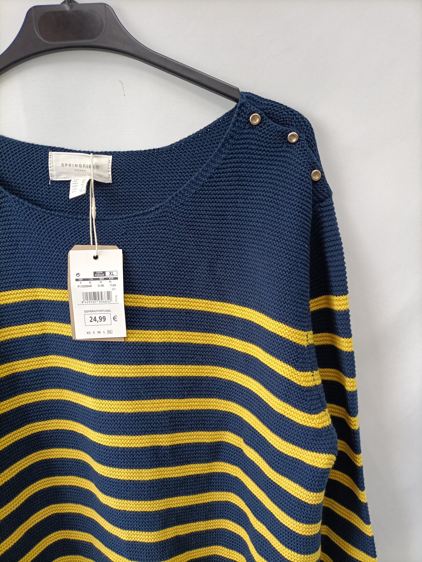 SPRINGFIELD.Striped jersey S.XL