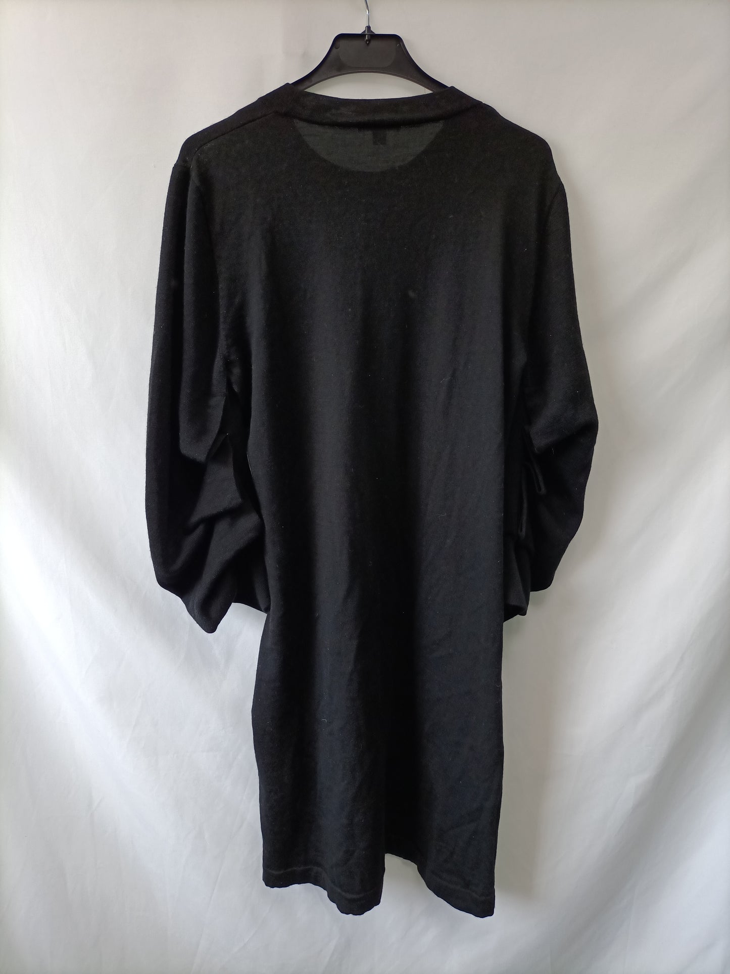 COS. black midi knit dress Tm
