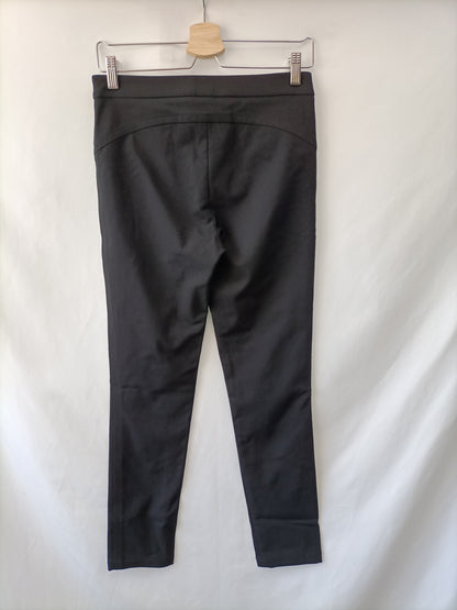 ROBERTO CAVALLI. Slim-fit black trousers, size 36 (40 IT)