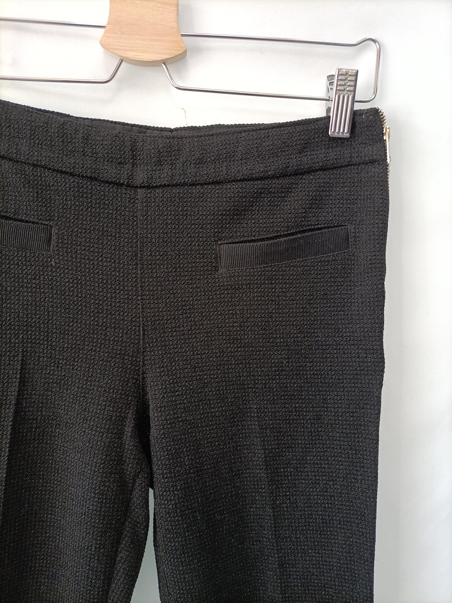 ATOS LOMBARDINI. Black party trousers size 38 (42 IT)