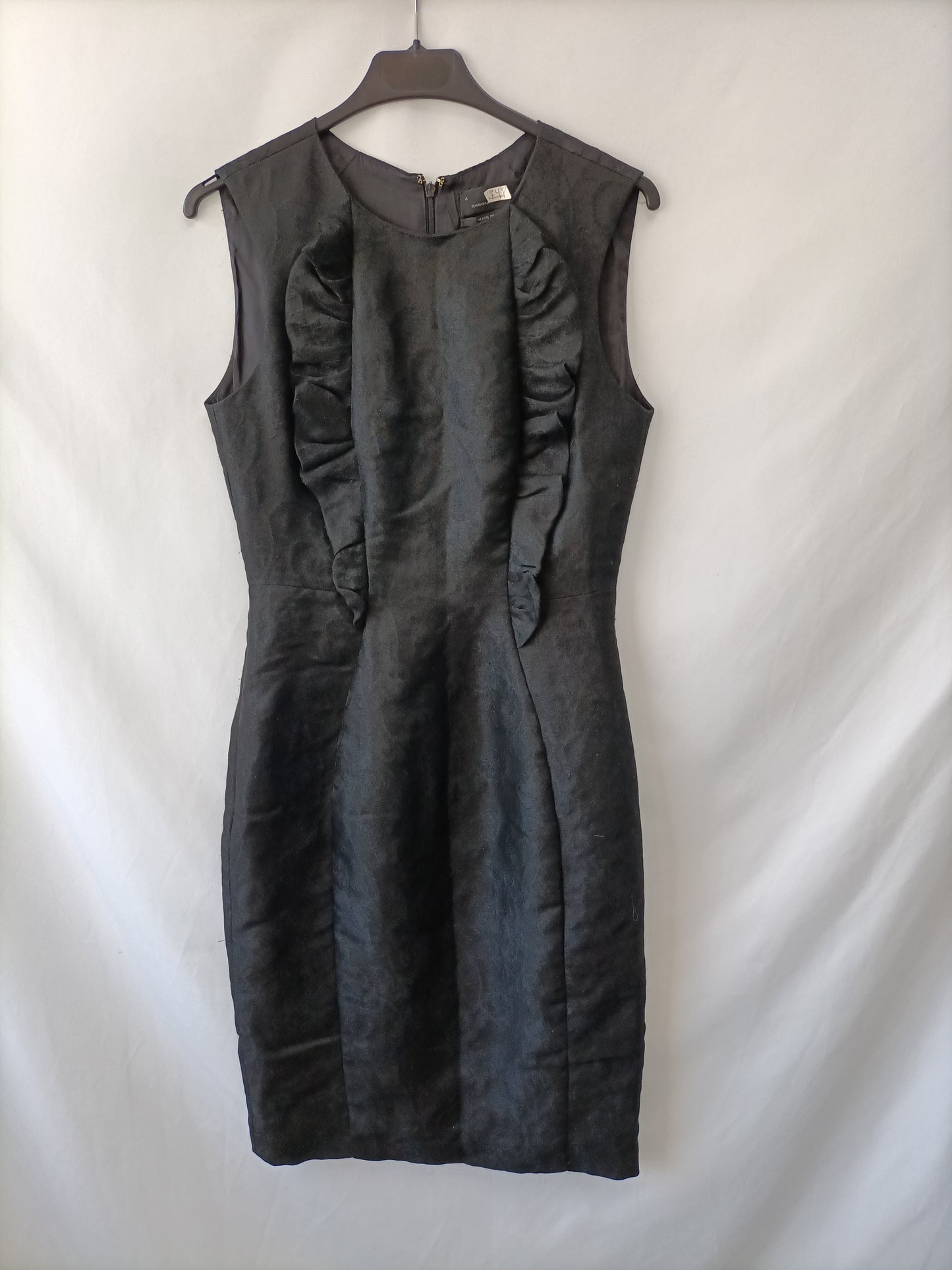 CAROLINA HERRERA. Black Ts midi dress