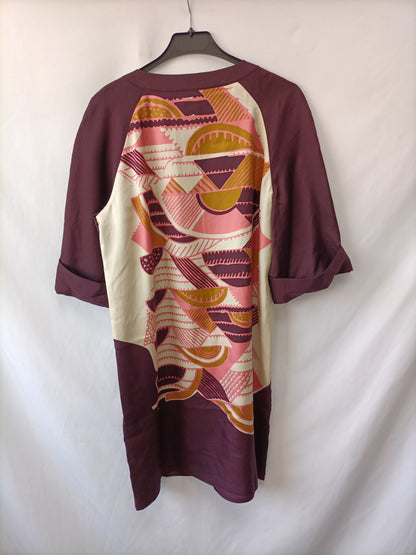 INTROPIA. Flowy Printed Dress Size 40