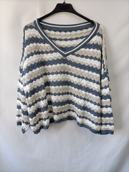 OTRAS. Jersey algodón rayas T.u(m)