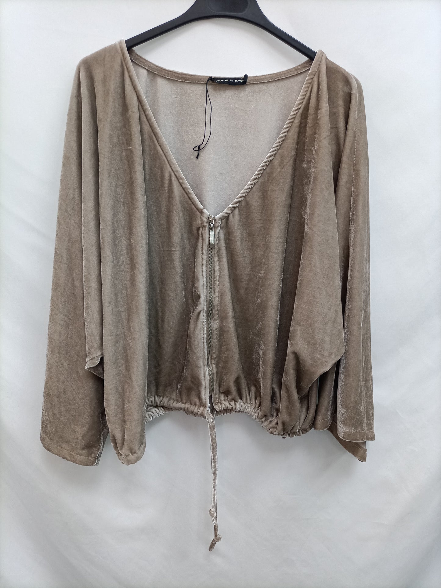 OTRAS. Chaqueta beige terciopelo T.u(m)