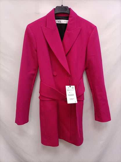 ZARA. Blazer/vestido rosa  T.xs