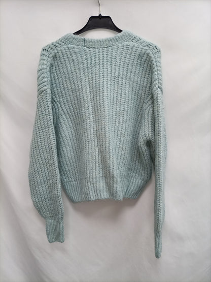 ZARA. Jersey verde agua T.s