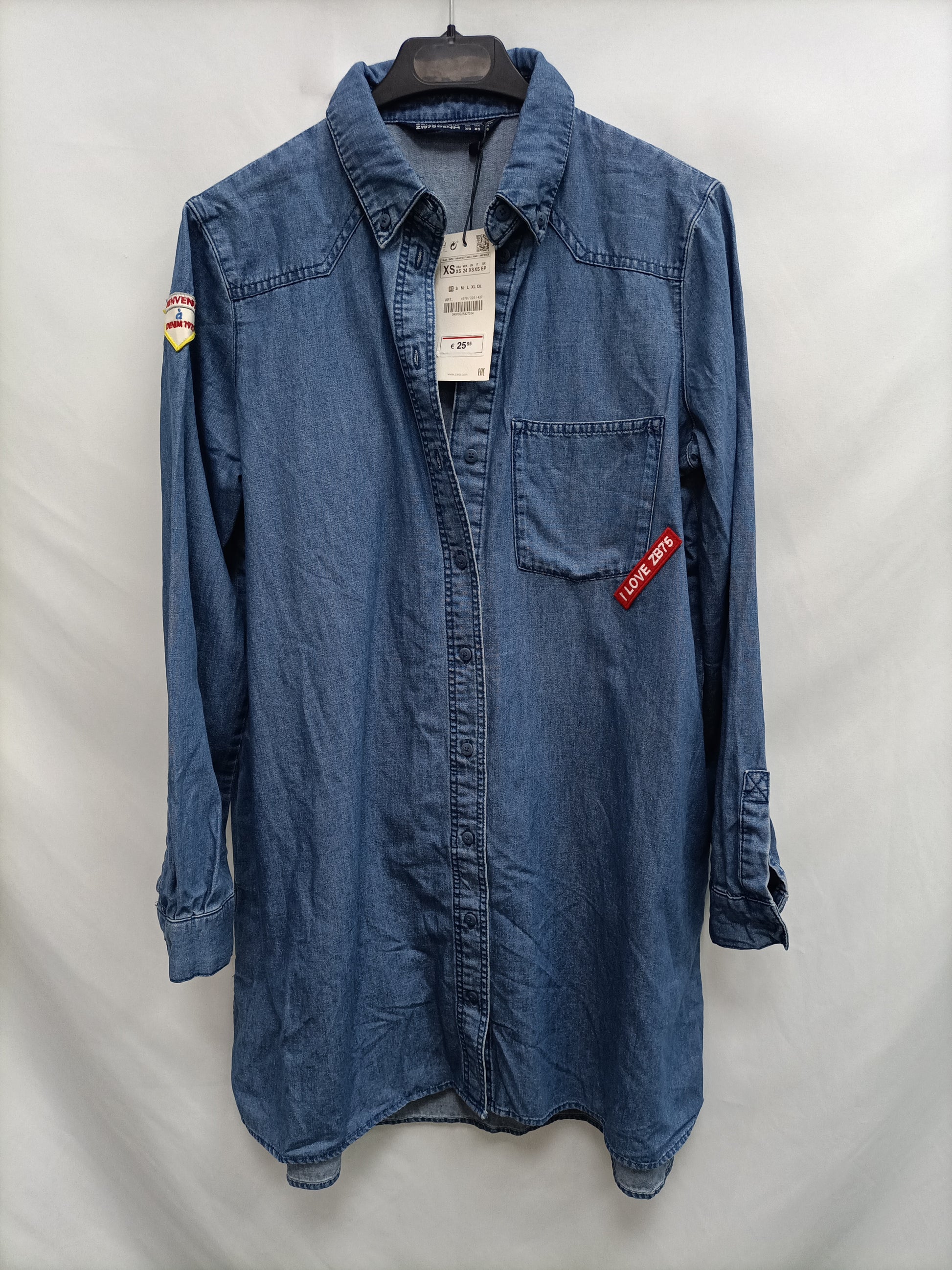 Denim shirt dress – Hibuy market - Main Image