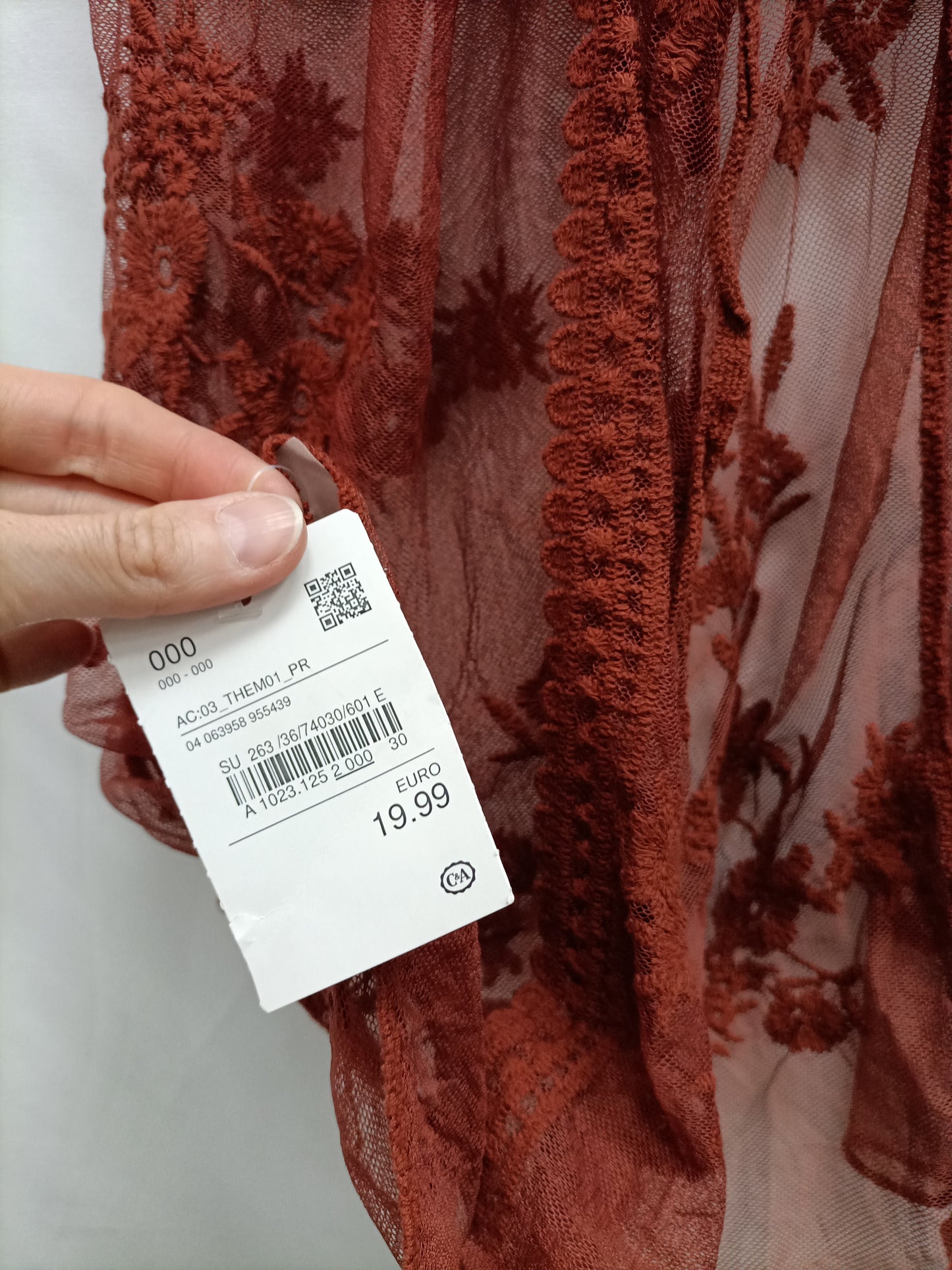 OTRAS. Kimono encaje T.u