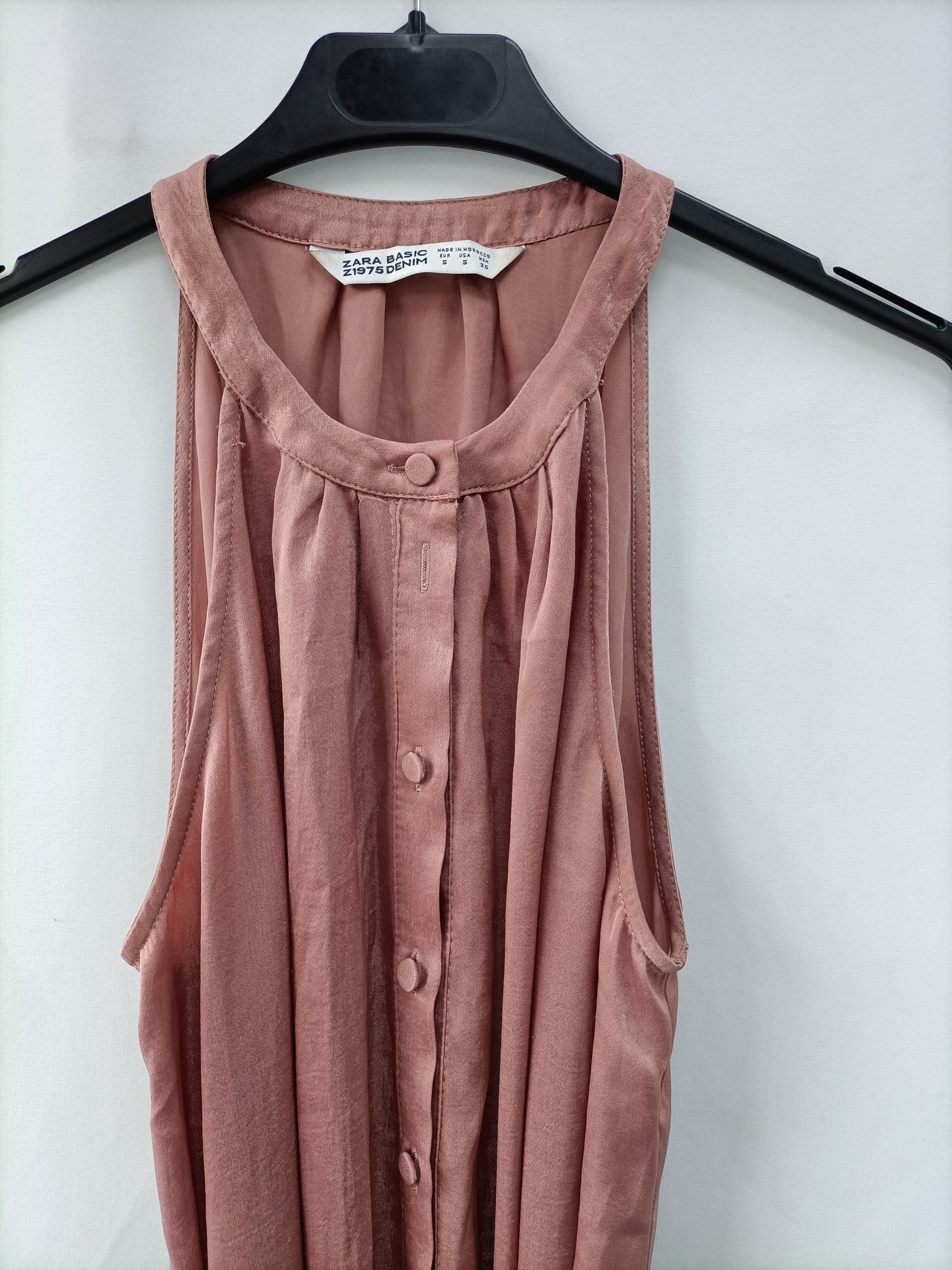 ZARA. Flowy pink Ts dress Hibuy market ZARA. Flowy pink Ts dress Hibuy market