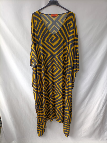 MOSQUITO. Kaftan estampado geométrico TU